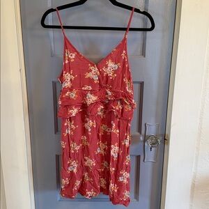 American Eagle Pink Floral Summer Dress